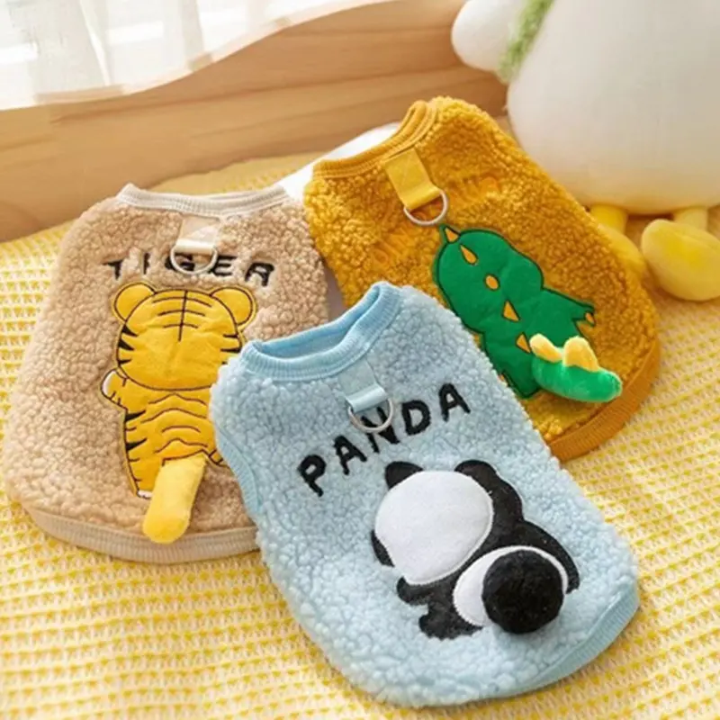 Pet Clothes Winter Warm Fleece-lined Thick Vest