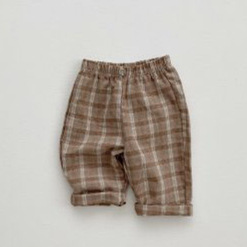 Ins Korean Babies' Trousers Plaid Pants — foto 15