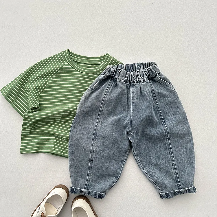 Japanese Style Simple Retro Baggy Pants