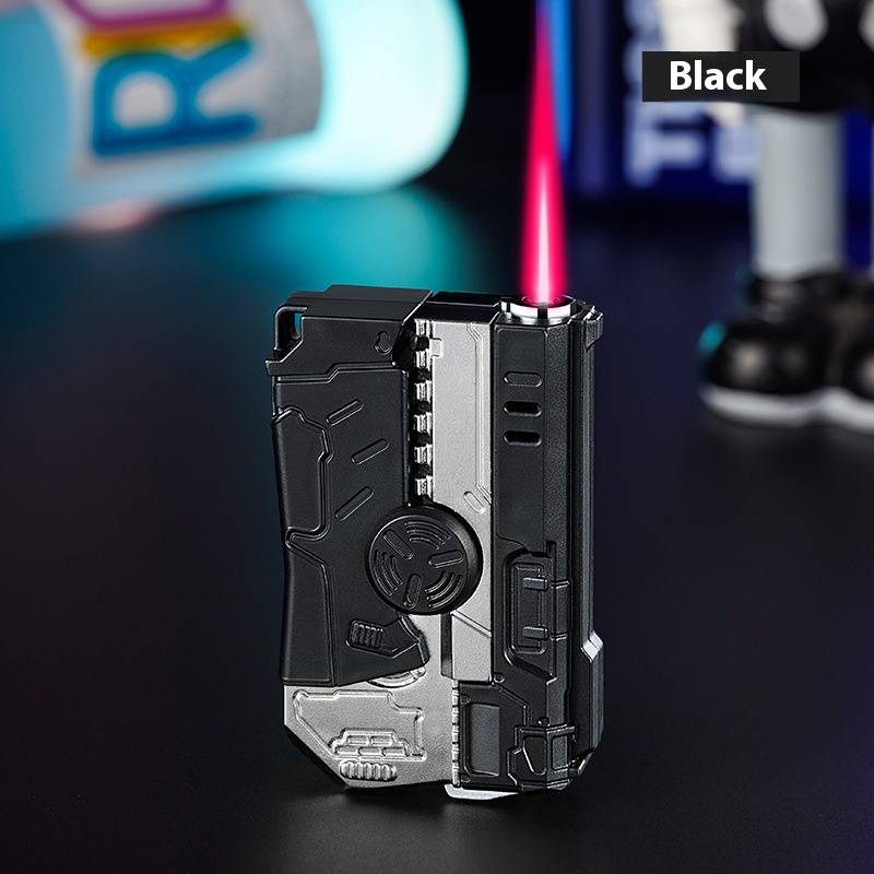 Personalized Fingertip Decompression Gyro Folding Gas Lighters - Picture 11 of 15