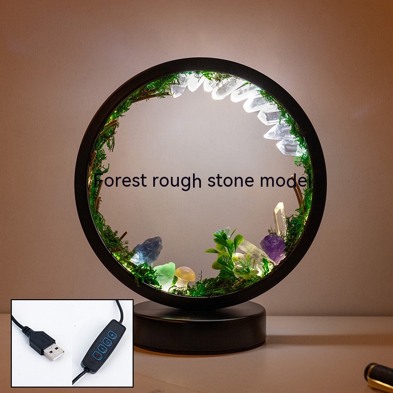 Forest Rough Stone Lamp