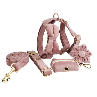 Light Purple Dog Collar Pet Rope