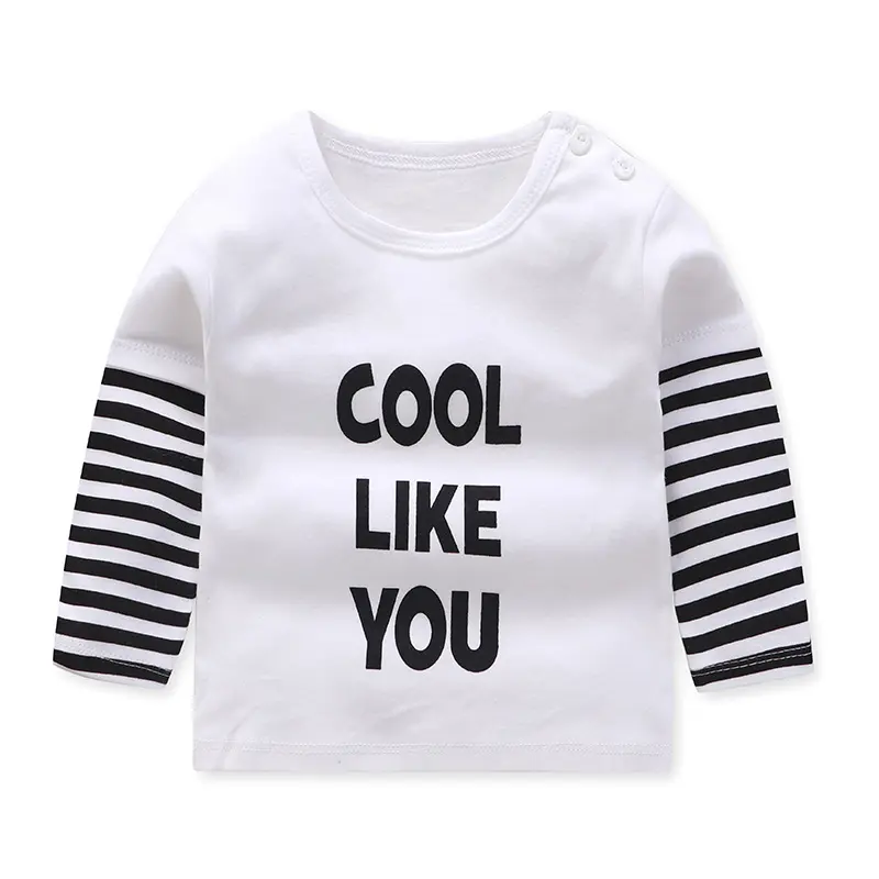 Children's Cotton Base Shirt Round Neck Raglan