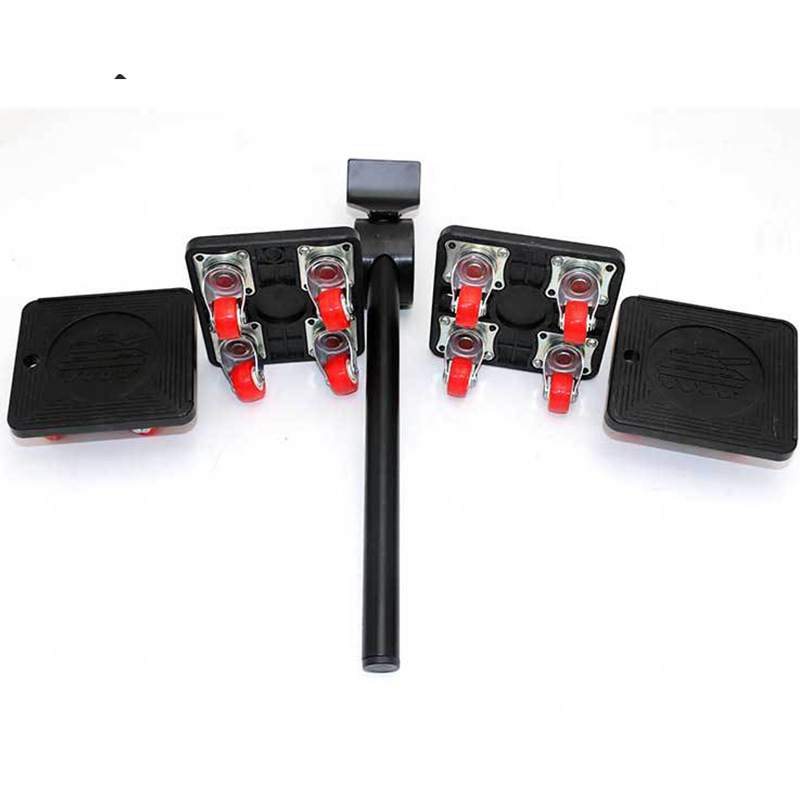 Universal Wheel Furniture Moving System Plastic Handbarrow Five-piece Set - Image 2