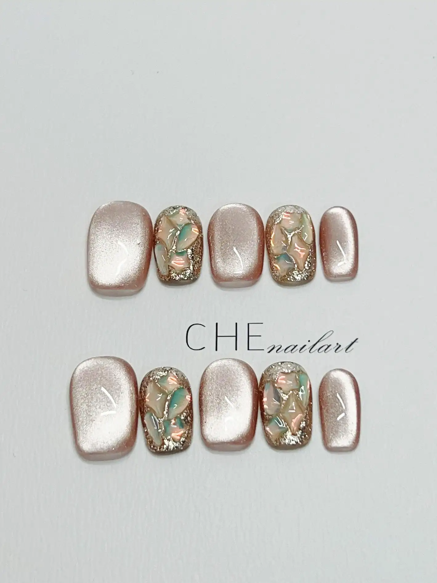 Autumn And Winter High-grade Handmade Wear Nail Cat Eye Manicure