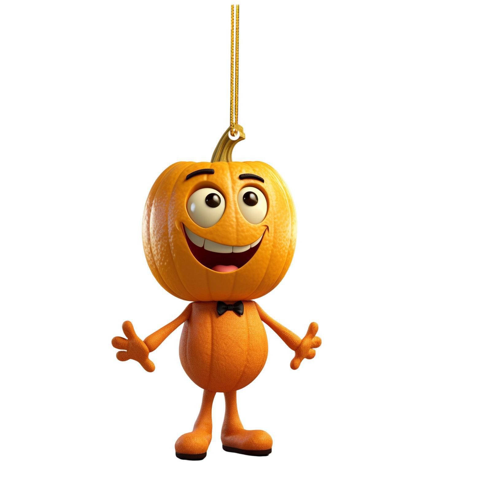 Halloween pumpkin automobile hanging ornament (1 style)