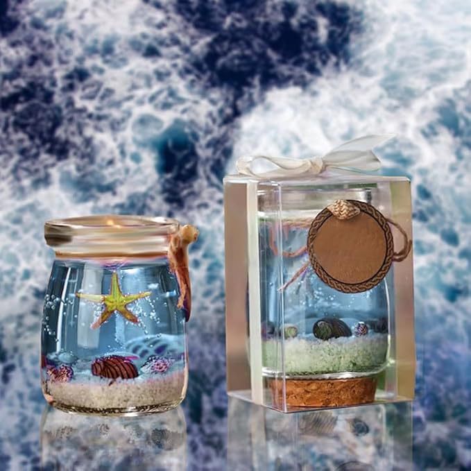 Title 3, Ocean Theme Aromatherapy Candle