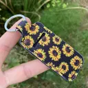 Black Background Sunflower