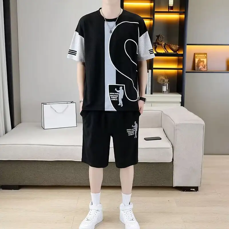 Short Sleeve Suit Men's Summer