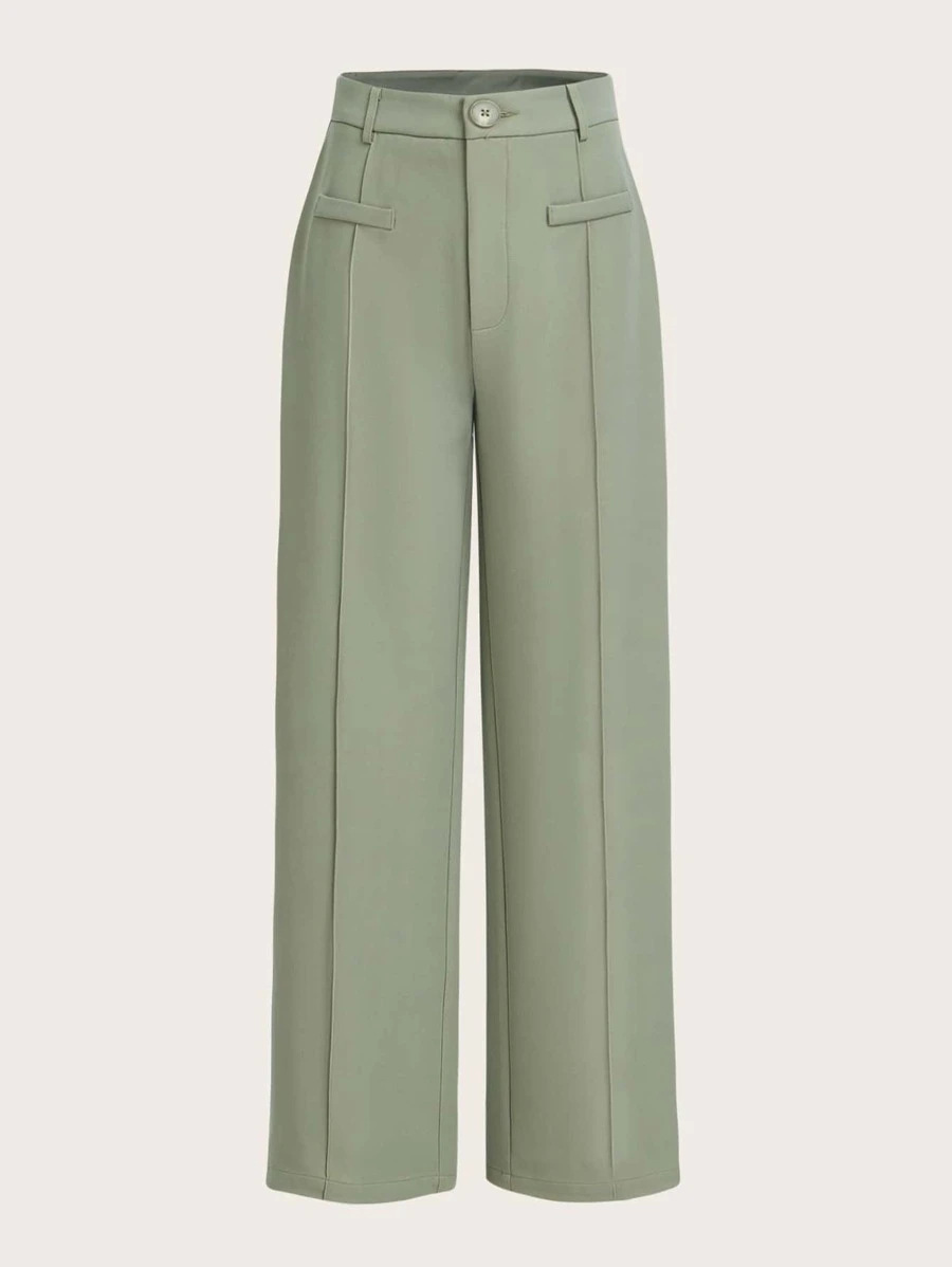 High Waist Drooping Wide Leg Pants - Image 2
