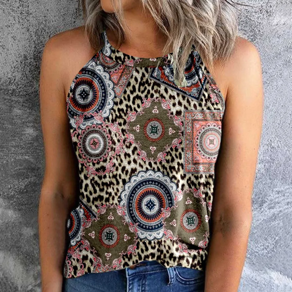 Bohemian Printed Ethnic Style Vest - Yc0936 07