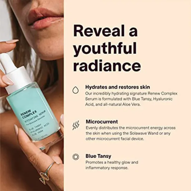 Blue Chrysanthemum Facial Essence To Fade Wrinkles And Replenish Water Blue - Shop at LoveMi