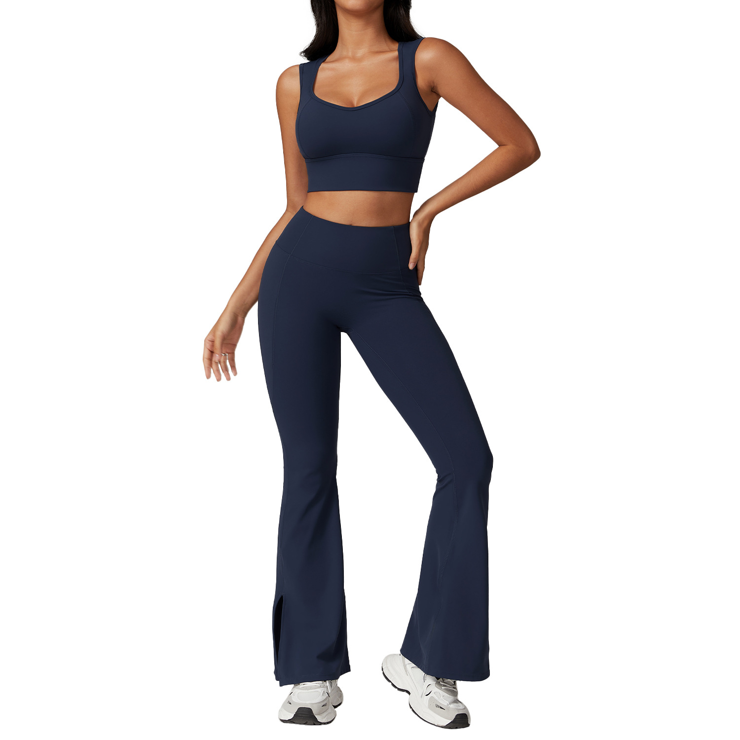 Brushed Back Tight Yoga Suit Women