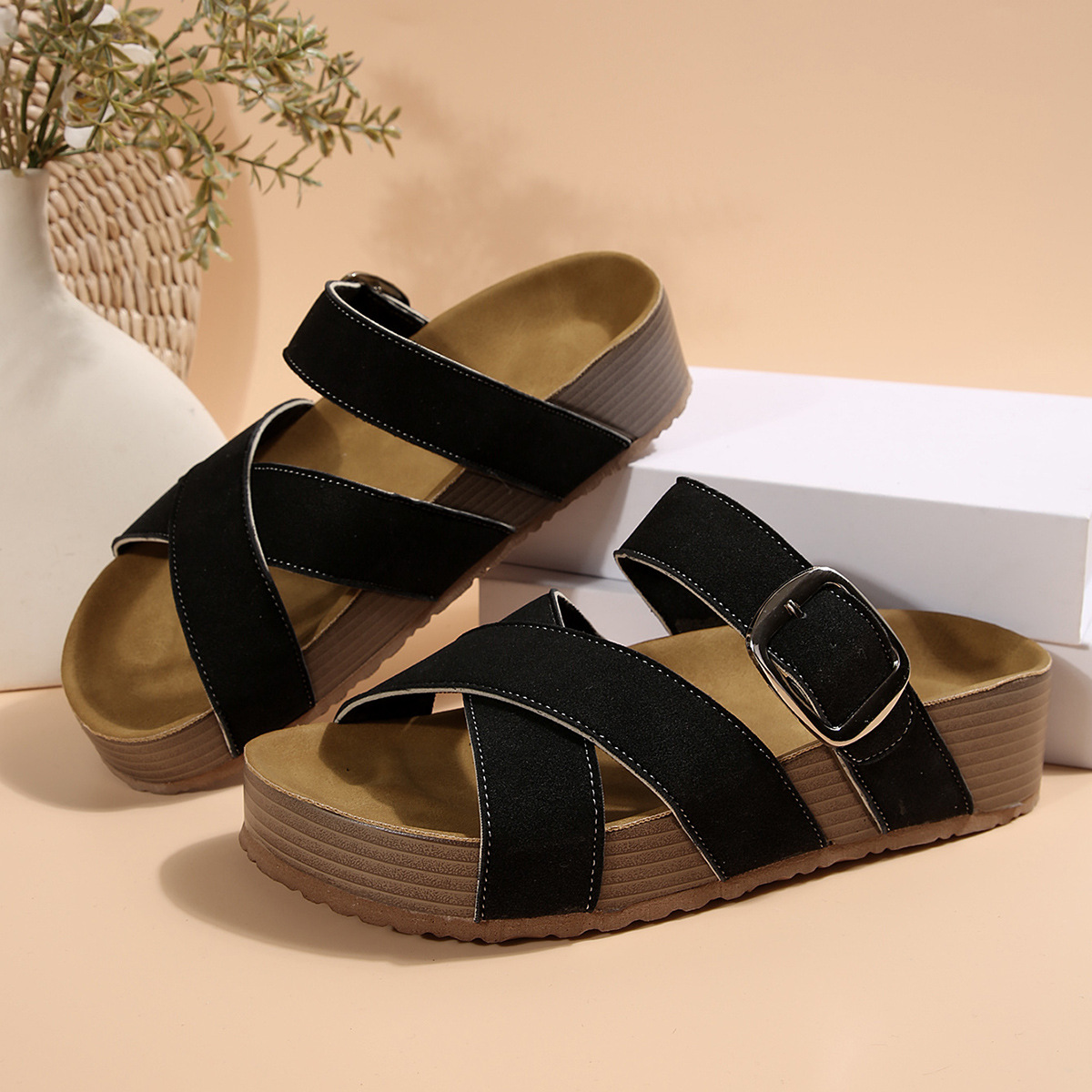 Women's Casual Platform Sandals 39 c35cce0d 2a41 45fb 891d 81c2c3820a4d