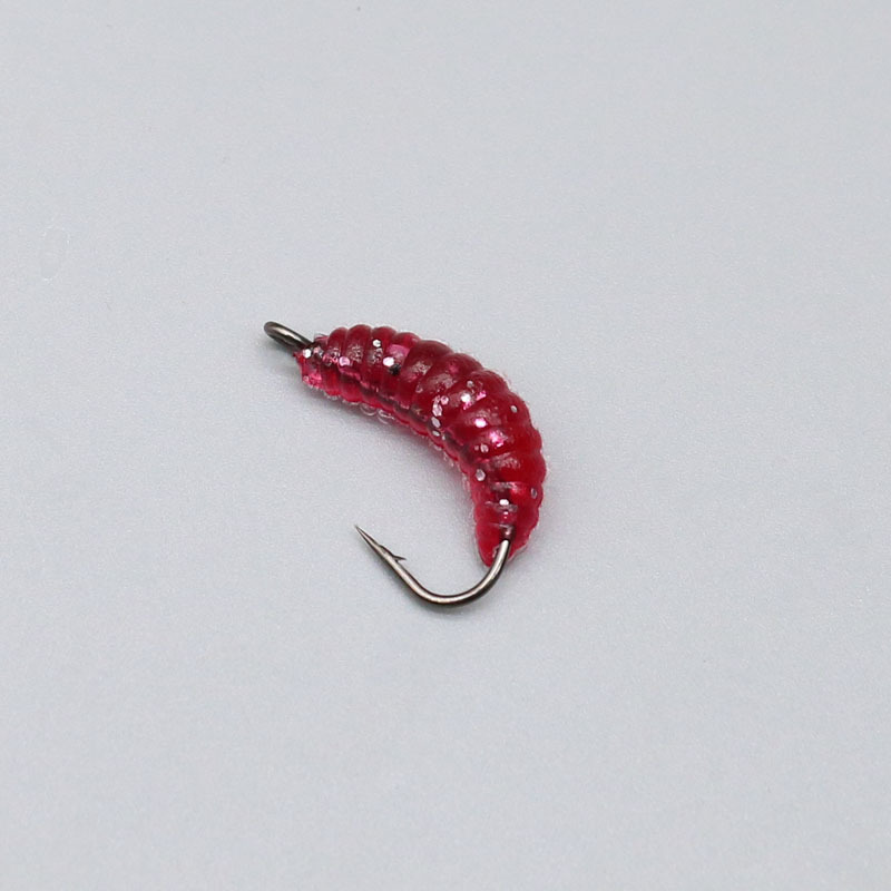 Bionic Maggots With Hook Soft Bait Lure Suit