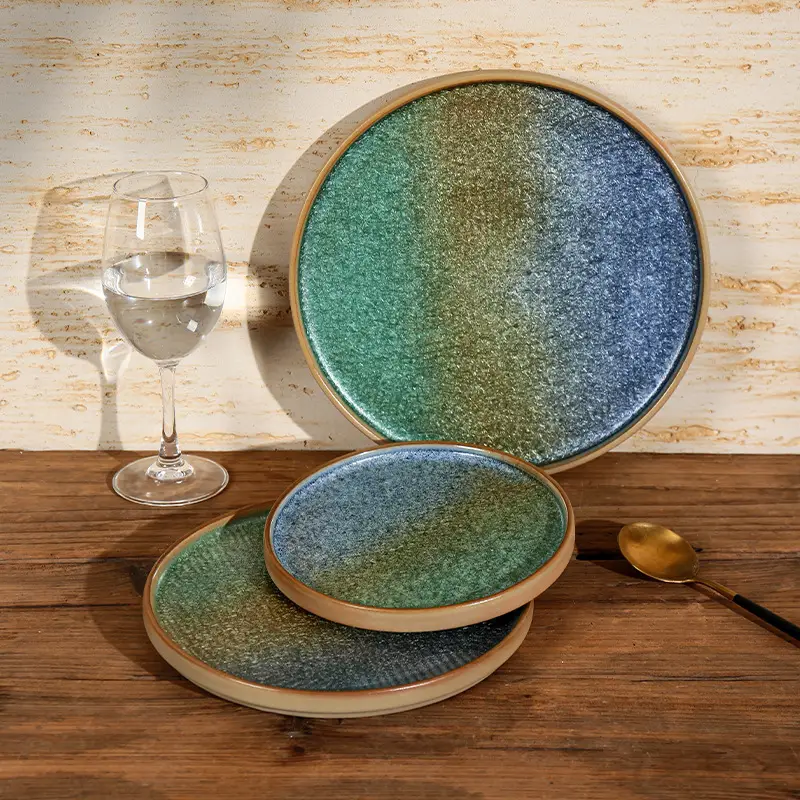 Japanese-style Yakitori Plate Sushi Plate Ceramic Tableware