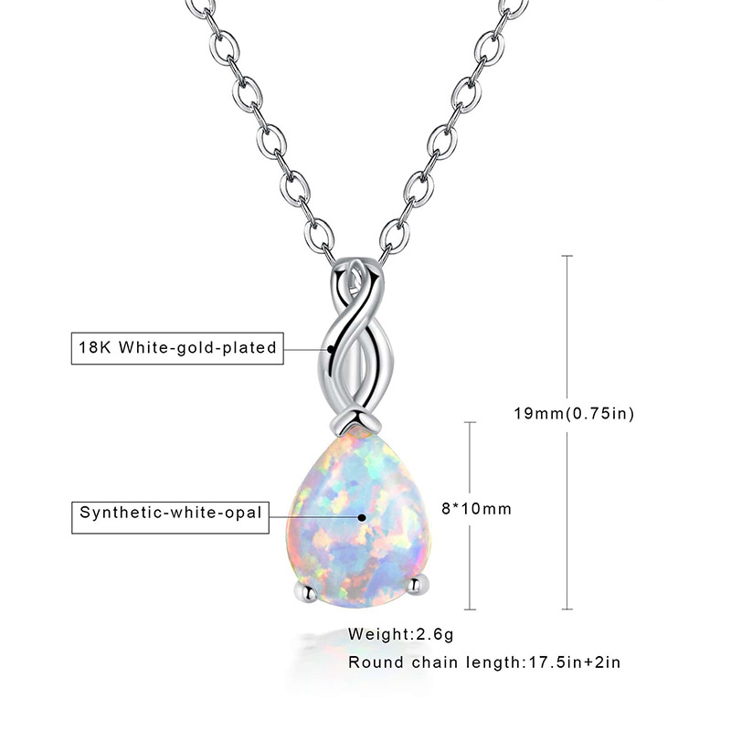 Kyocera Opal Pendant Necklace Opal Ornament
