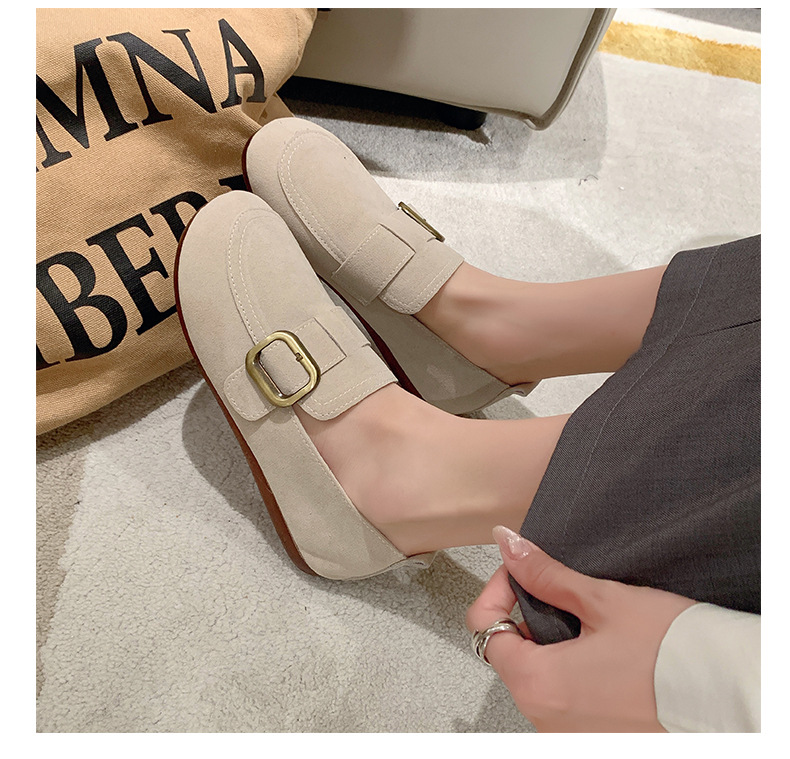 Title 4, Retro Slip-on Shallow Mouth Flat Casual Shoes