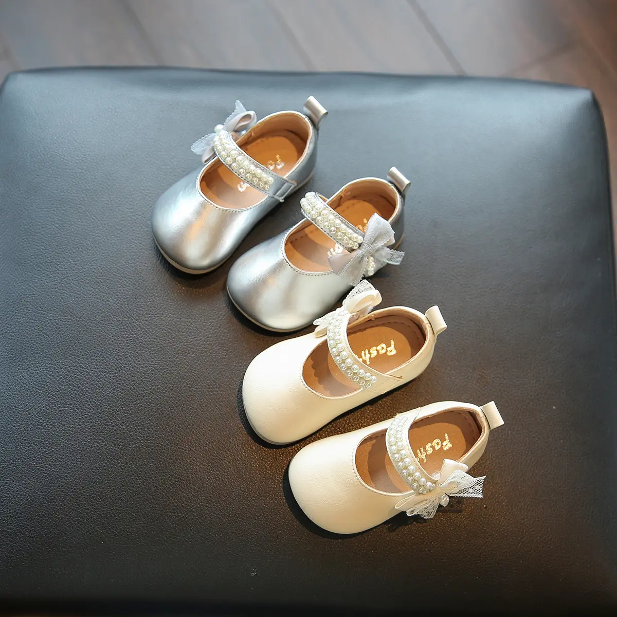 New All-match Bow Princess Square Mouth Pumps
