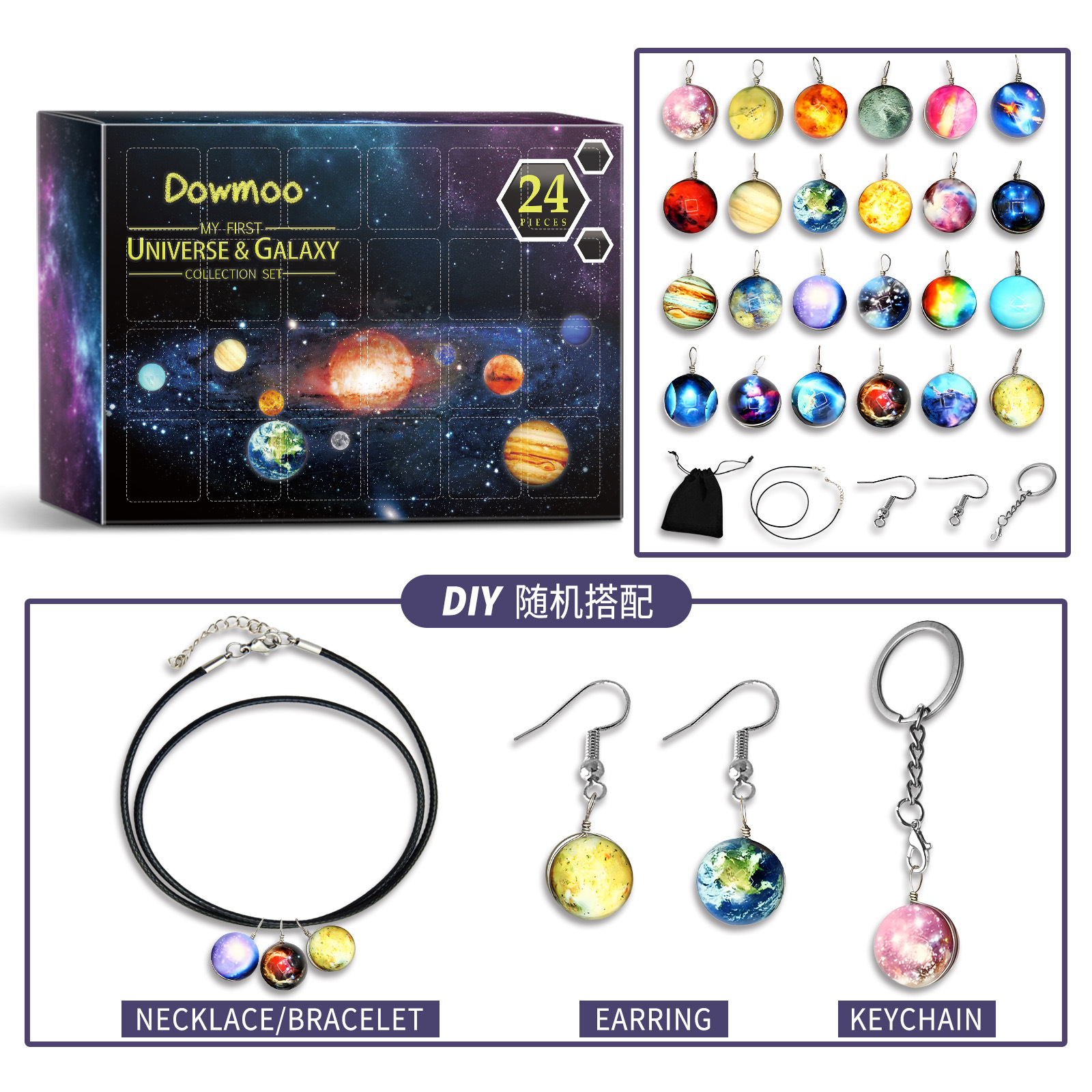 Planet Jewelry Set