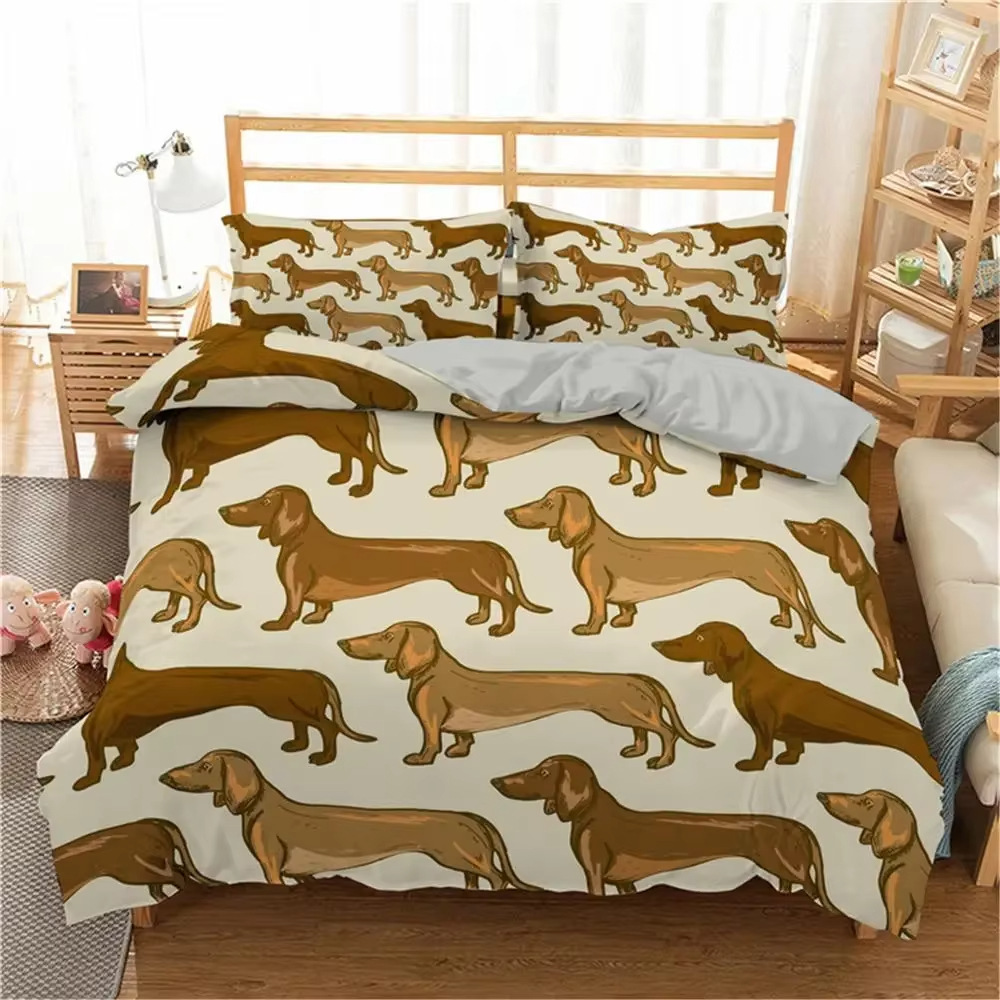 Dachshund Duvet Cover Set, picture 4 of 5