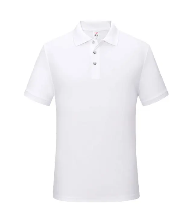 Summer Polo Shirt Men's High grade Lapel White - Shop at LoveMi