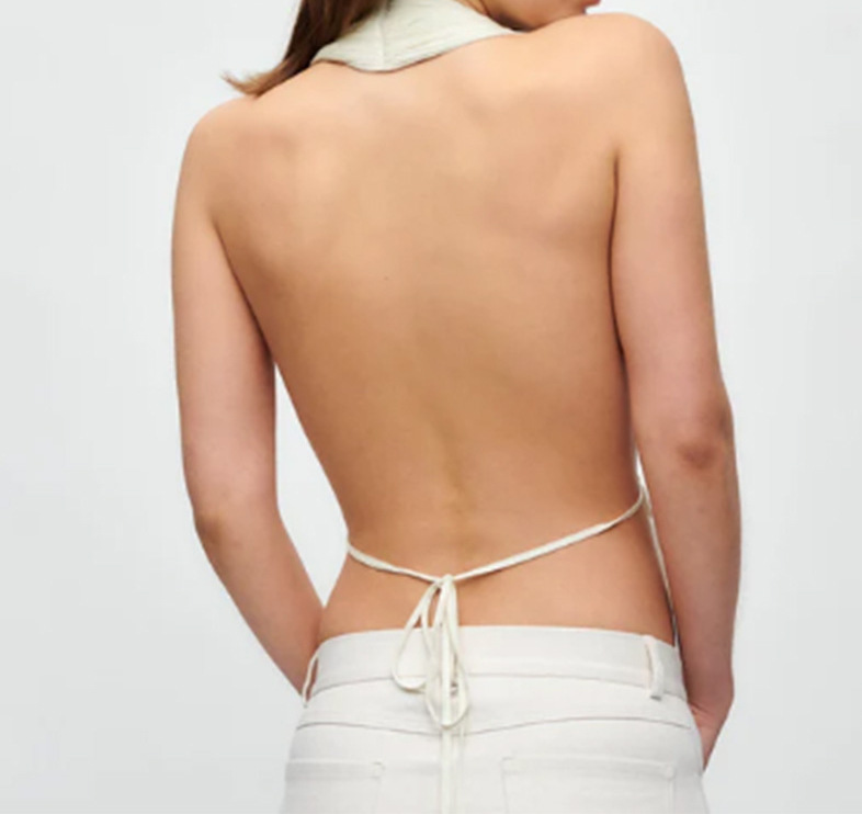 Women's Fashion Sleeveless Halter Two-piece Set