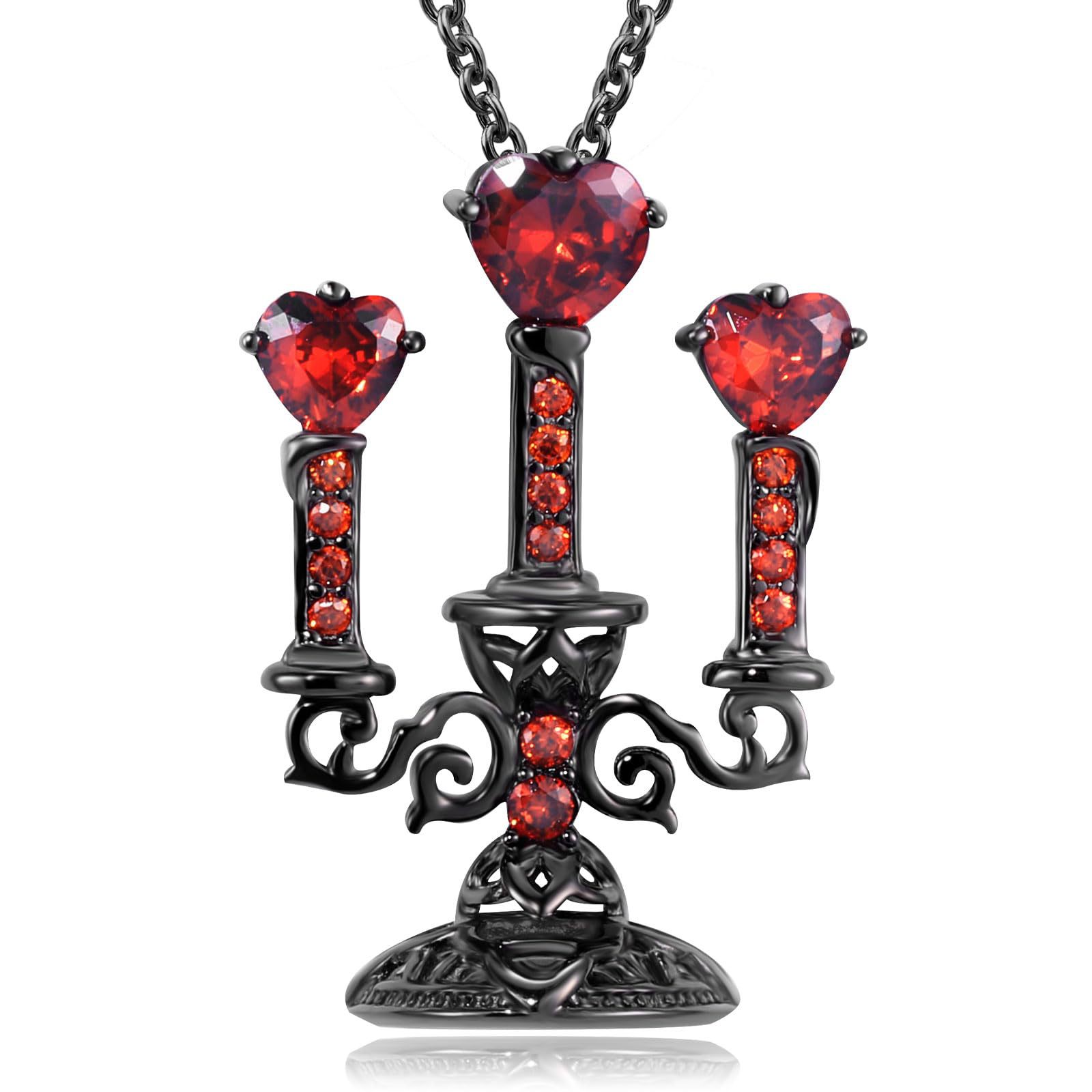 European And American Retro Hollow Candlestick Clavicle Chain Gothic