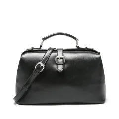 Casual Simple Women's Shoulder Messenger Bag - Black - View 1