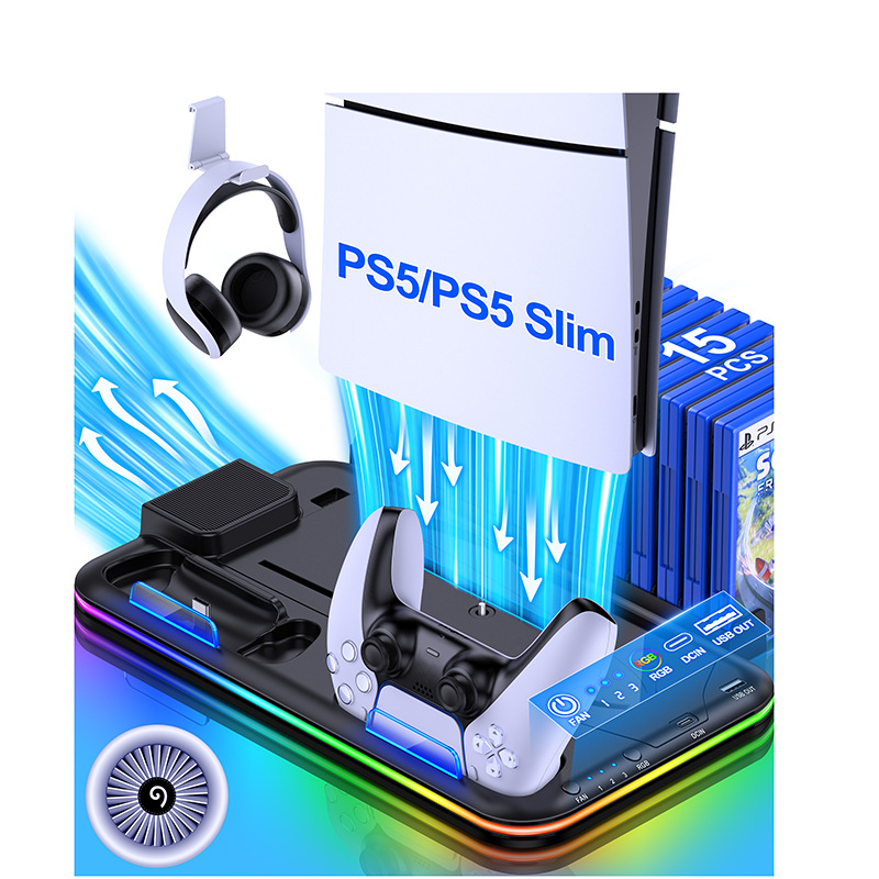 Slim Stand PS5 Controller Cooling Station - Image 3