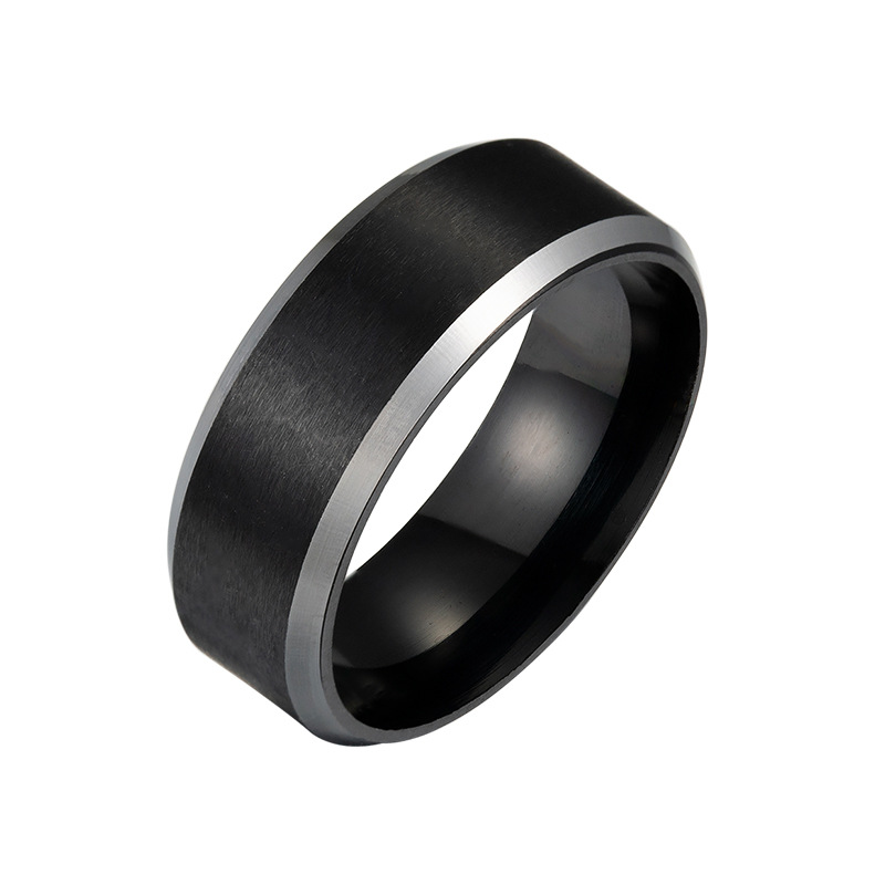 Simple Shape Men's Stainless Steel Ring