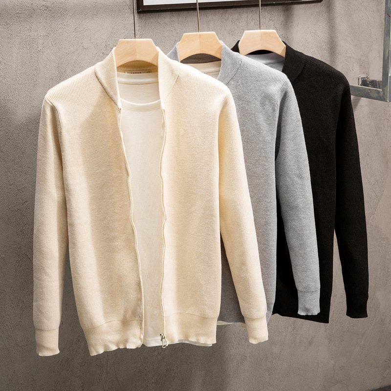 Solid Color Sweater Coat