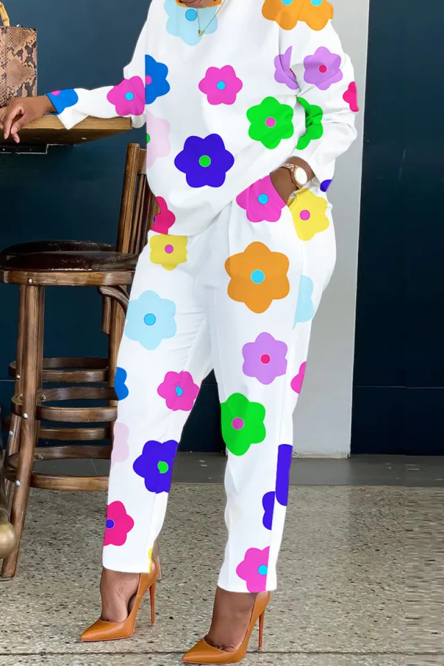 Spring And Summer European And American Fashion Women's Wear Elegant Casual Top Pants Suit Women 3Color Xl - Shop at LoveMi