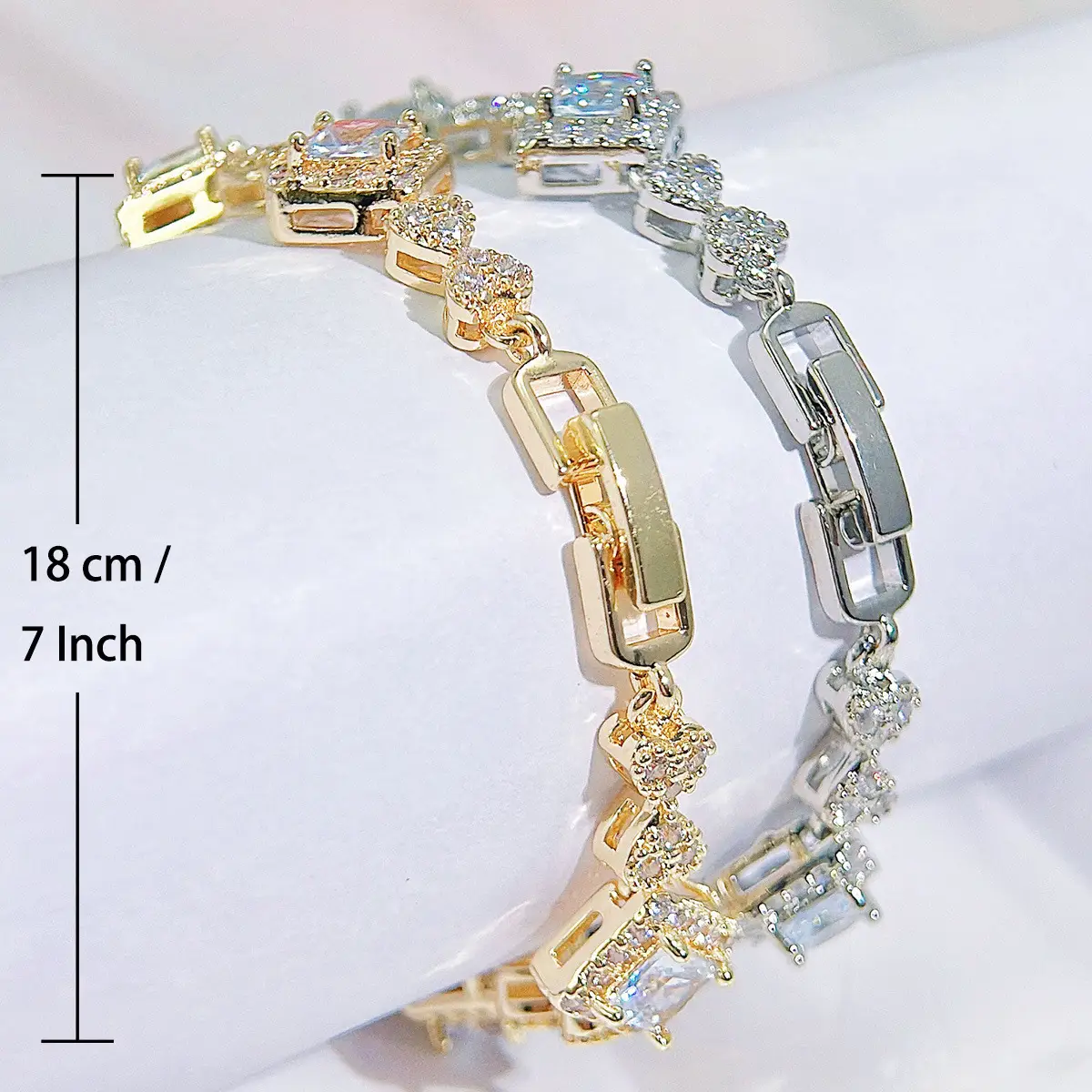European And American Fashion All-match Diamond Zircon Bracelet For Women