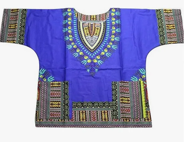 African T shirt Short Sleeved Men's Top Omdt11230675 M - Shop at LoveMi