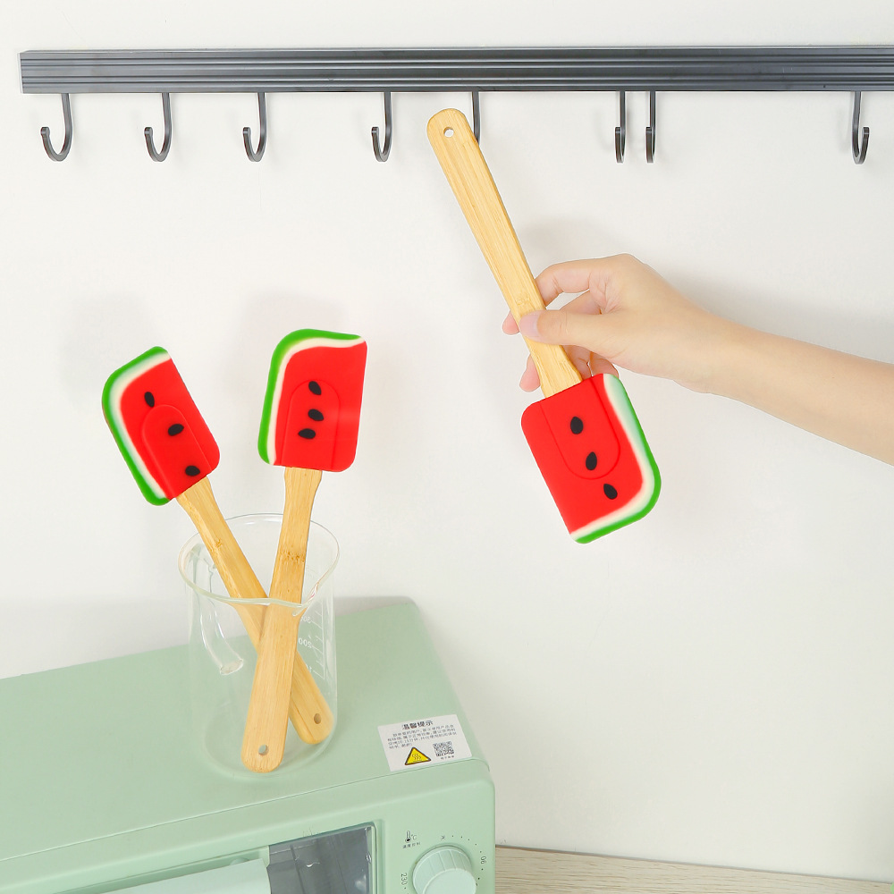 Watermelon-effect Butter Mixing Spatula Cake Scraper