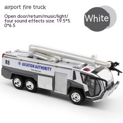 Airport Fire Truck White