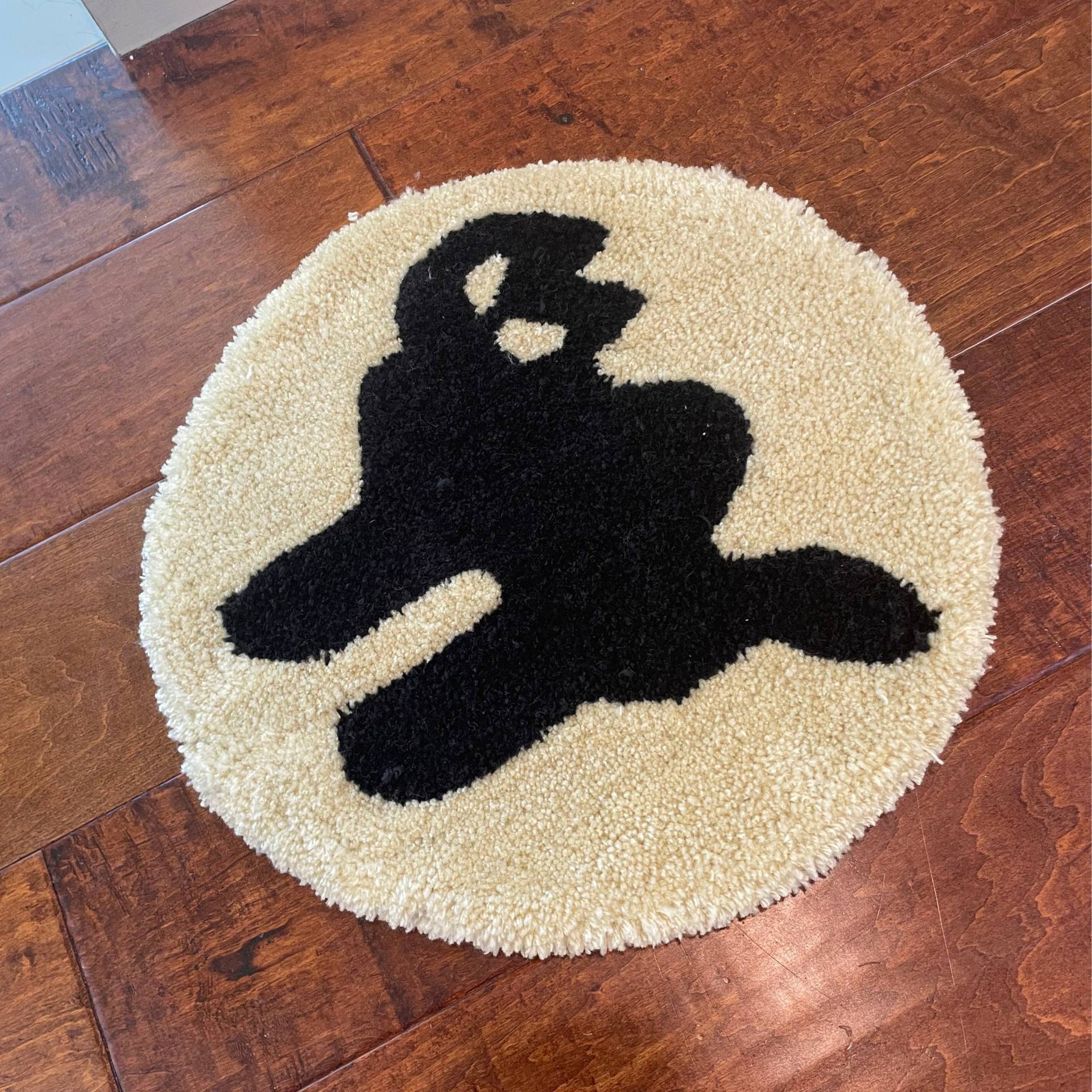 Halloween Black Cat Mat