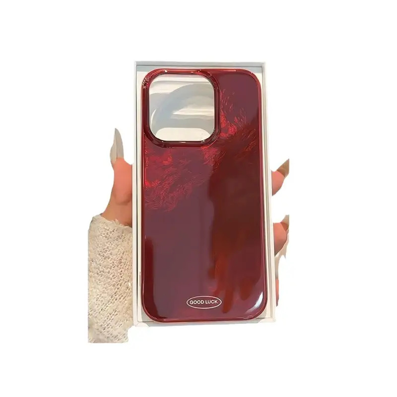 High-grade Red Smudges Phone Case