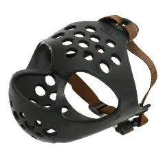 Dog Soft Rubber Mouth Cover Anti-bite Mask Pet Supplies - Black Soft Rubber Mouth Cover - View 1
