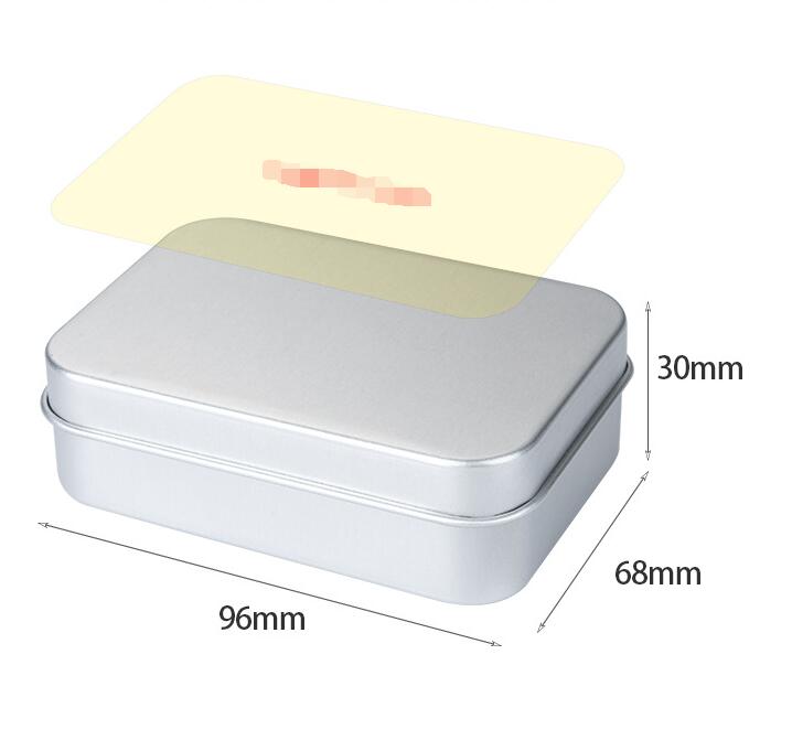 150ML Square Aluminum Box