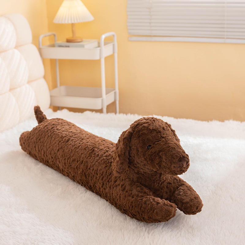 Dachshund Plush Doll Bed Sleep Hug Long Pillow — foto 6