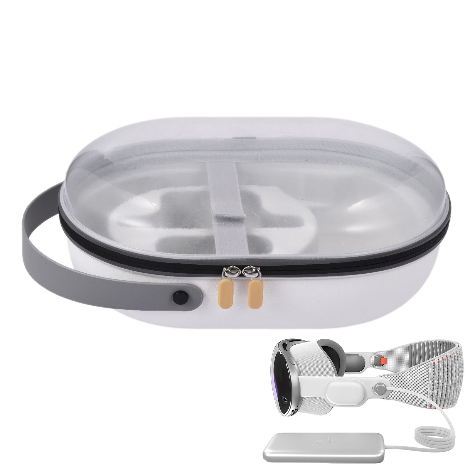 New Vision Pro Storage Bag Vision ProVR Head-mounted Power Supply Accessory Storage Box - Image 9