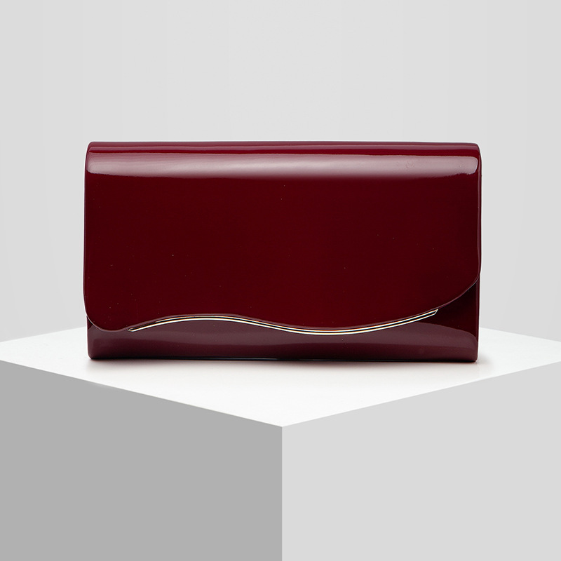 European And American Glossy Evening Bag