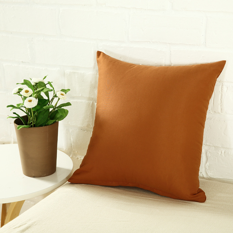 Light Brown Pillow Cover