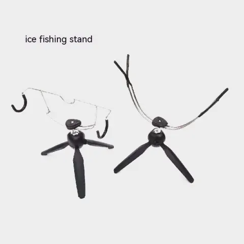 Ice Fishing Bracket Foldable Double-headed Gear Tackle