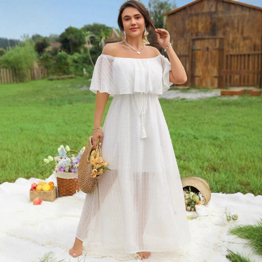 Summer French Off the Shoulder Fairy White - Shop at LoveMi