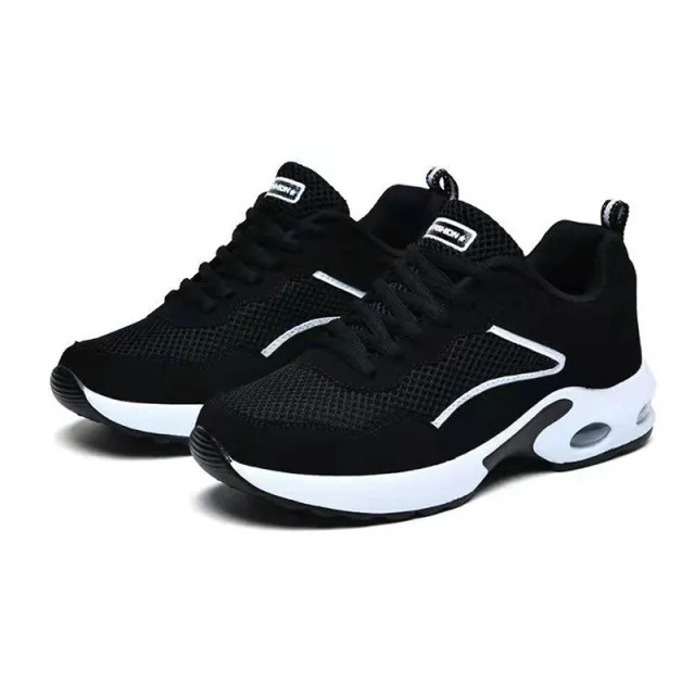 Middle aged And Elderly Breathable Mesh Casual Sneaker Black - Shop at LoveMi