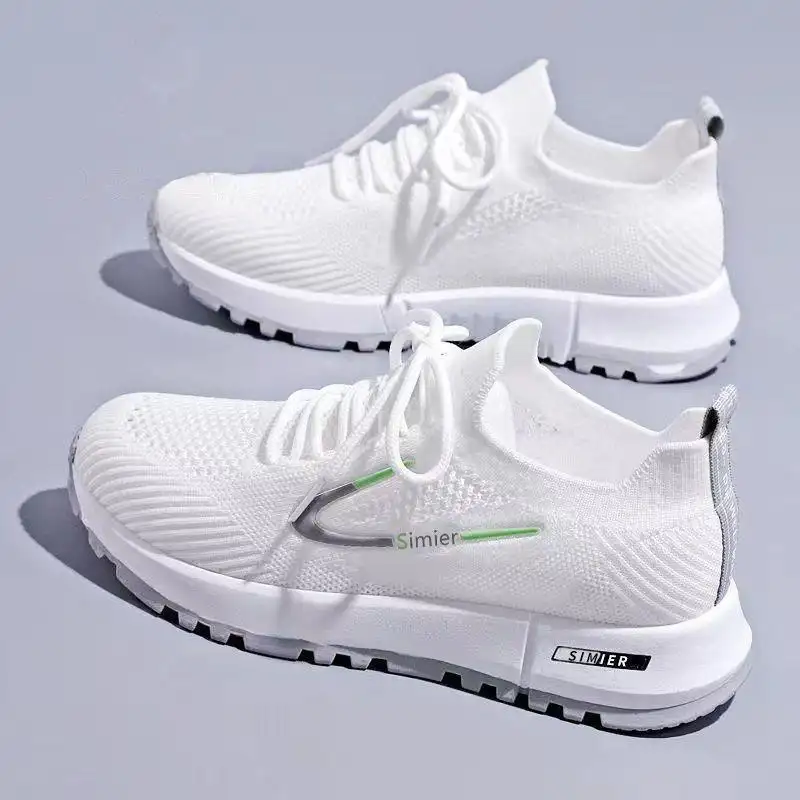 Versatile Flyknit Mesh Casual Sneakers Running Shoes For Students