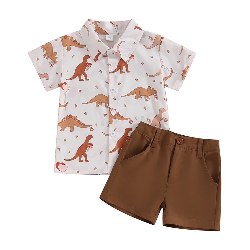 European And American Summer Children's Two-piece Suit